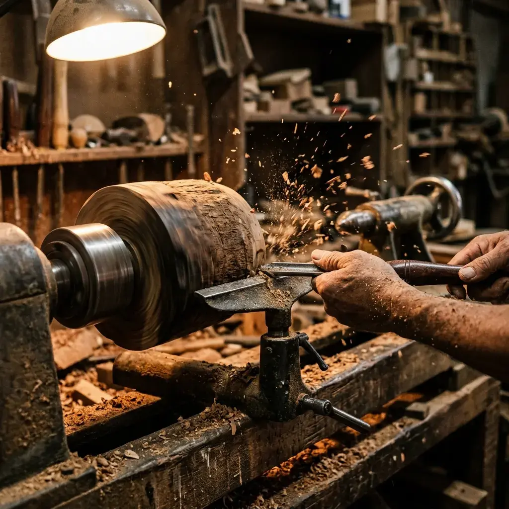 Wood craftsmanship at Garnus
