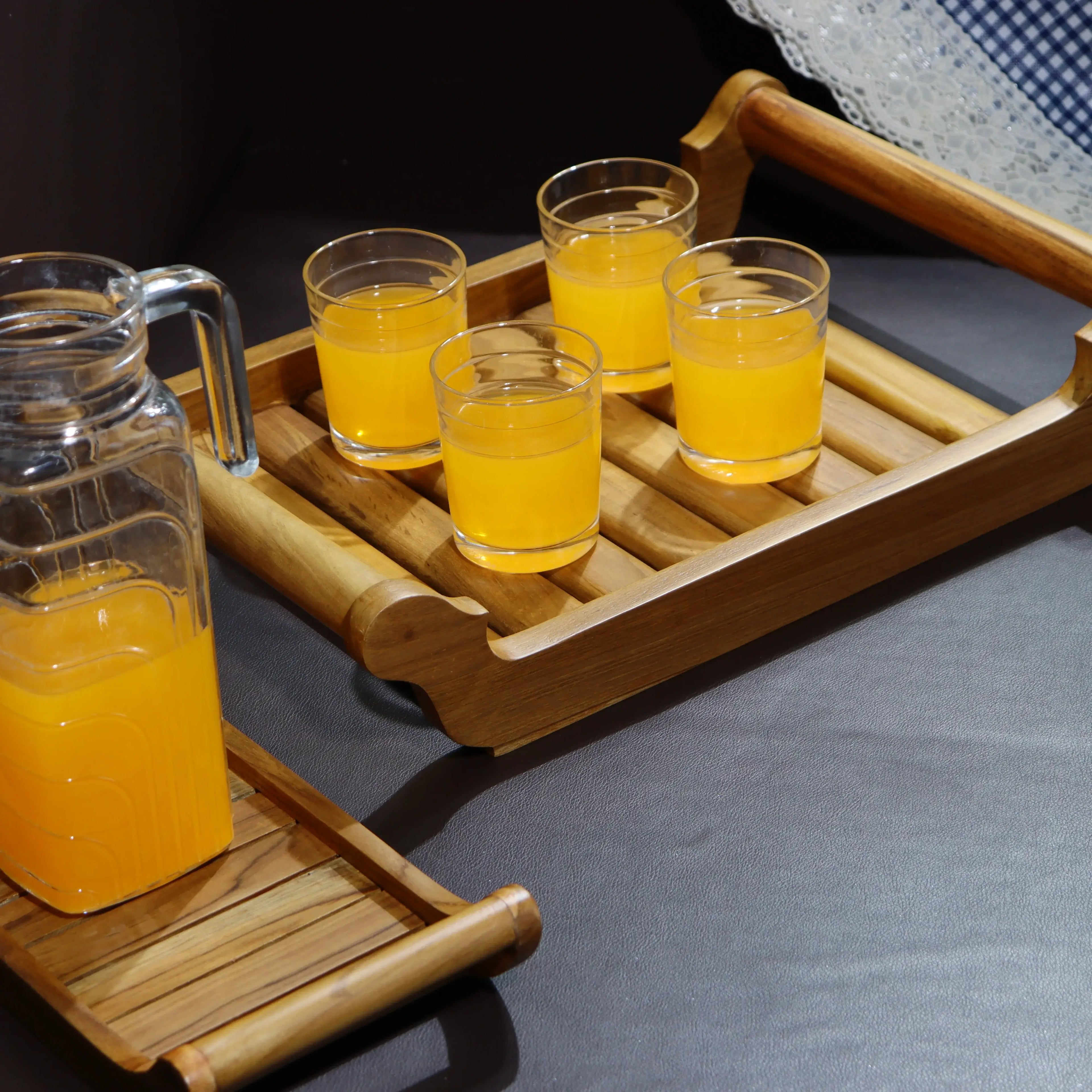 Classic Teak Wood Tray