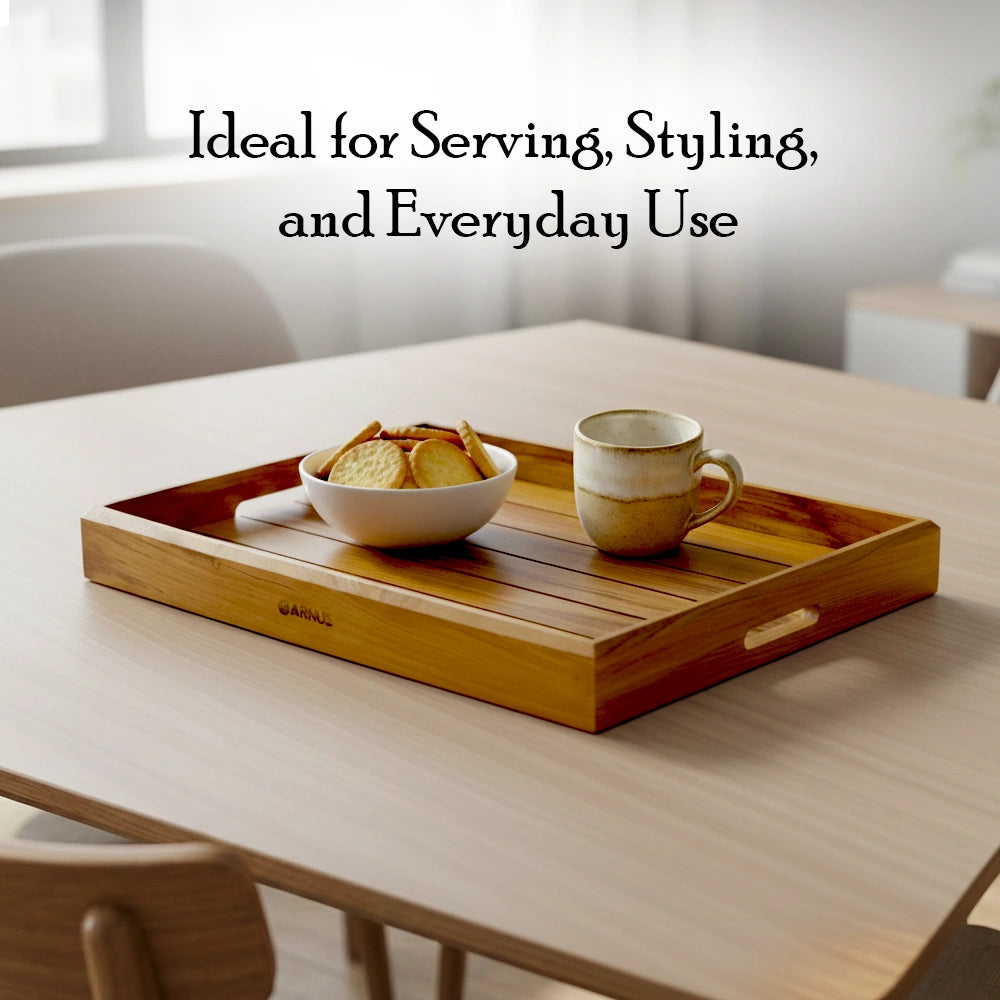 Era Teak Wood Serving Tray