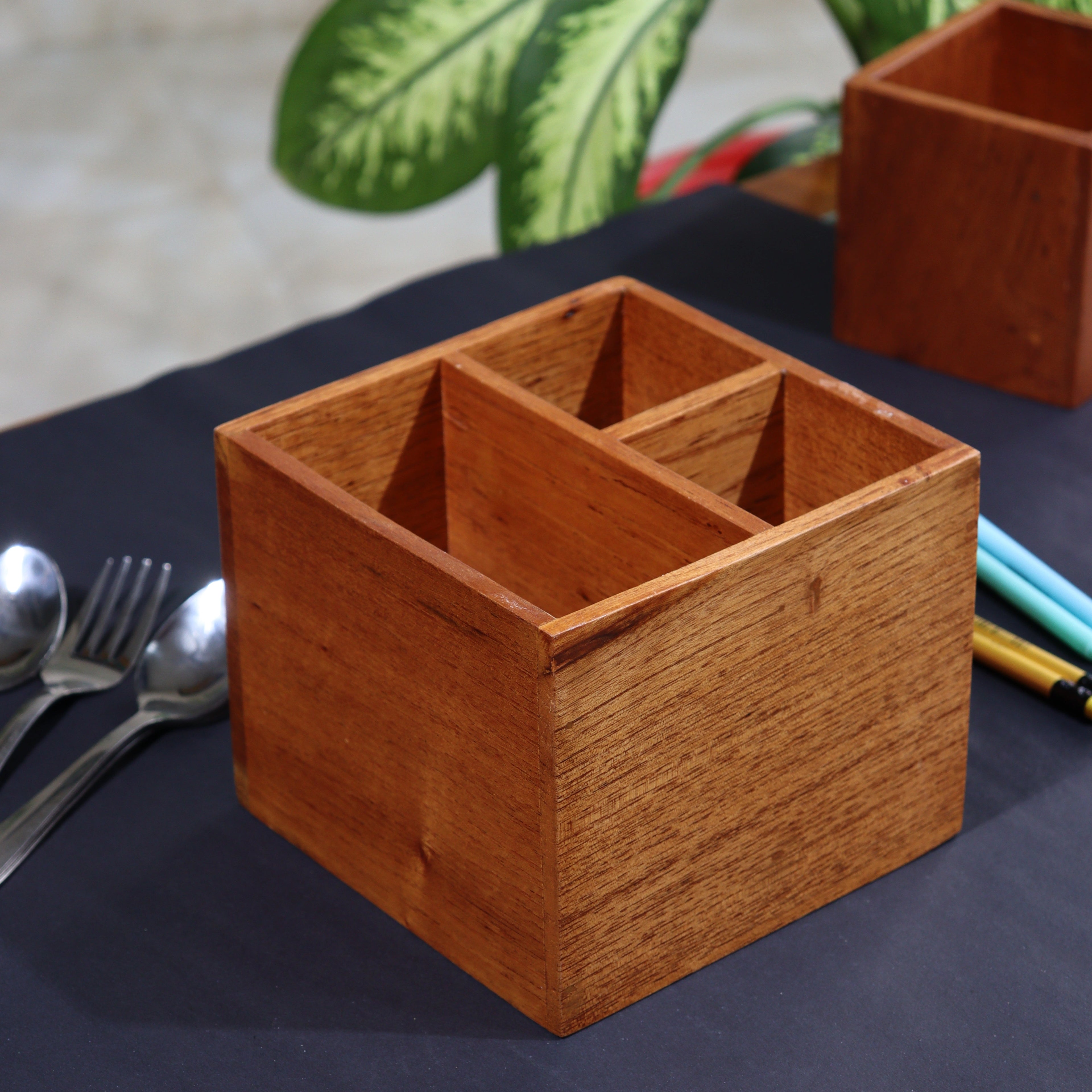 Mahogany Desk Organizer