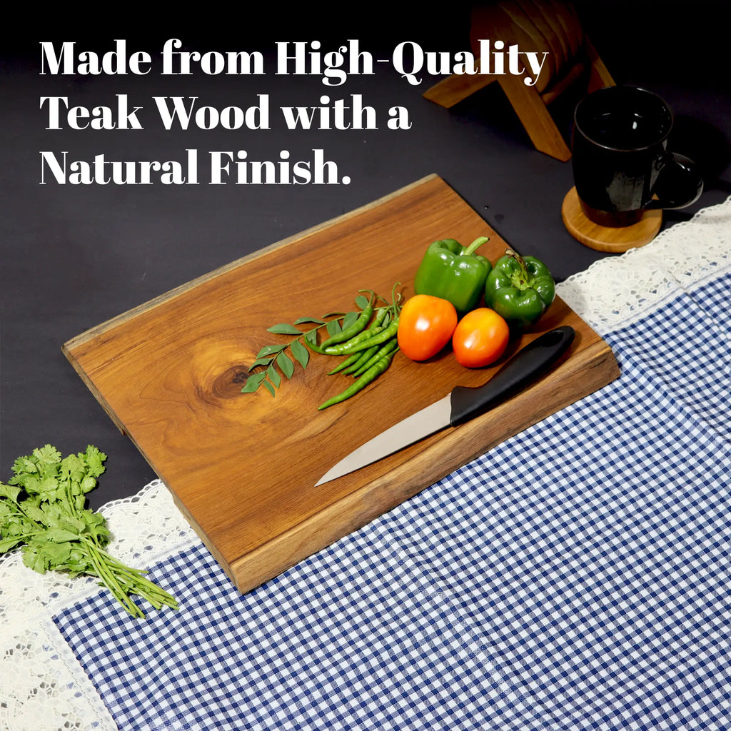 Natural Teak Wood Chopping Board
