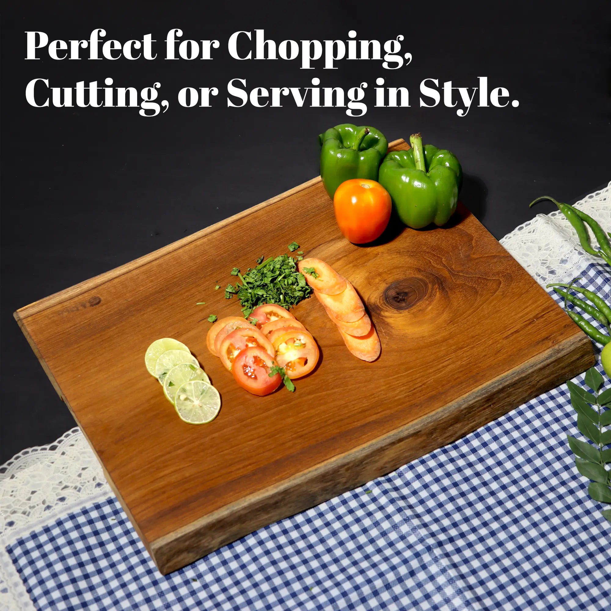 Natural Teak Wood Chopping Board