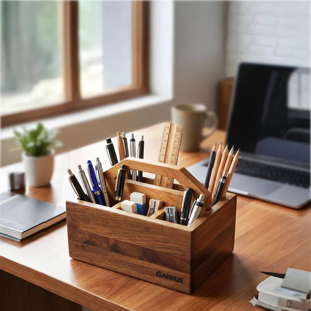 Wooden Multipurpose Organiser Box