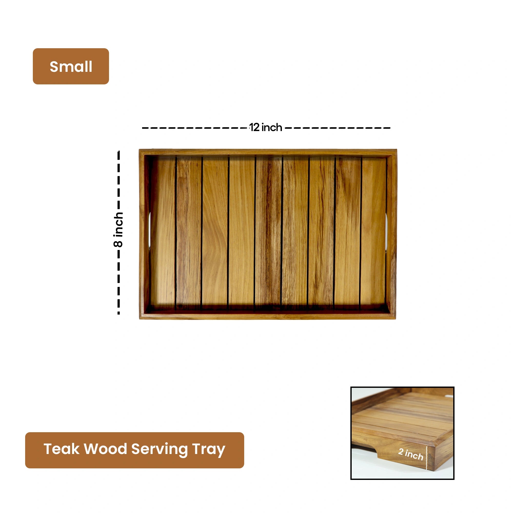 Era Teak Wood Serving Tray