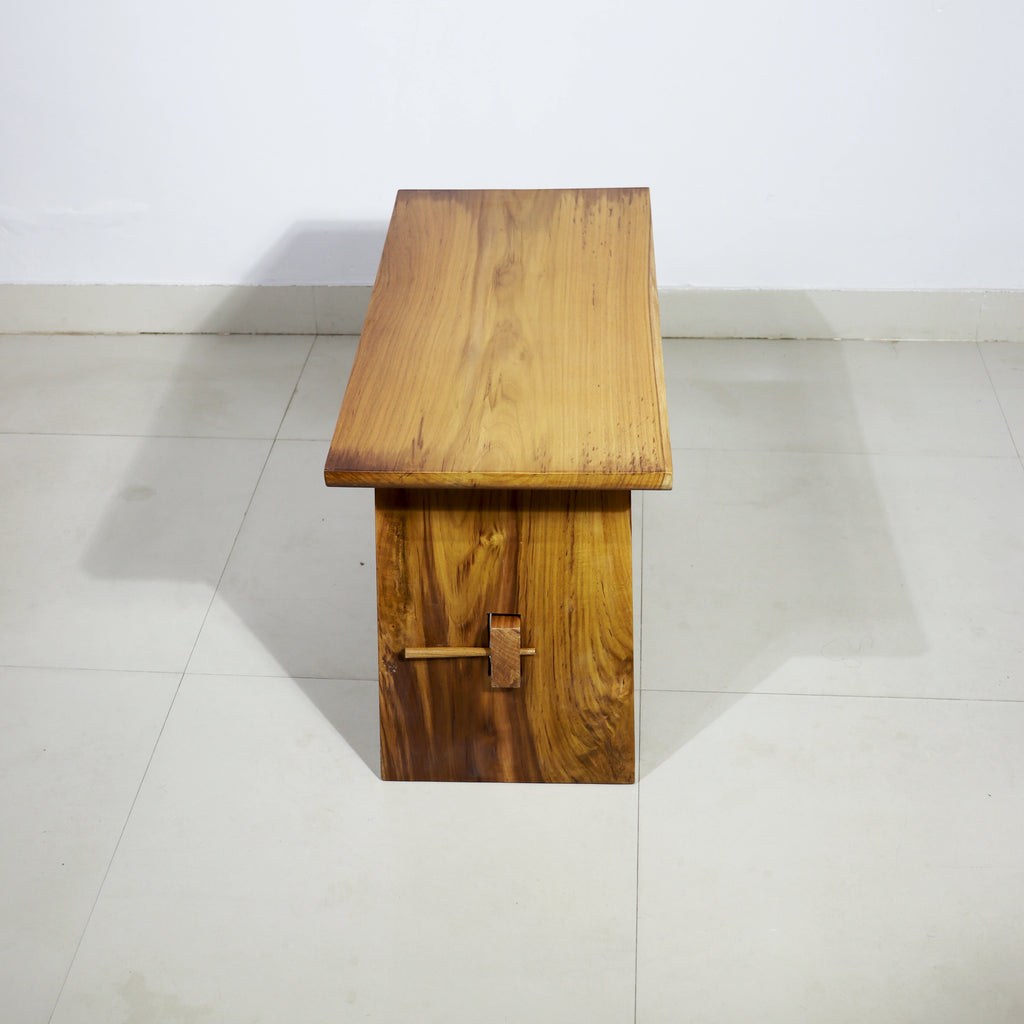Taal Wooden Solid Bench - Medium
