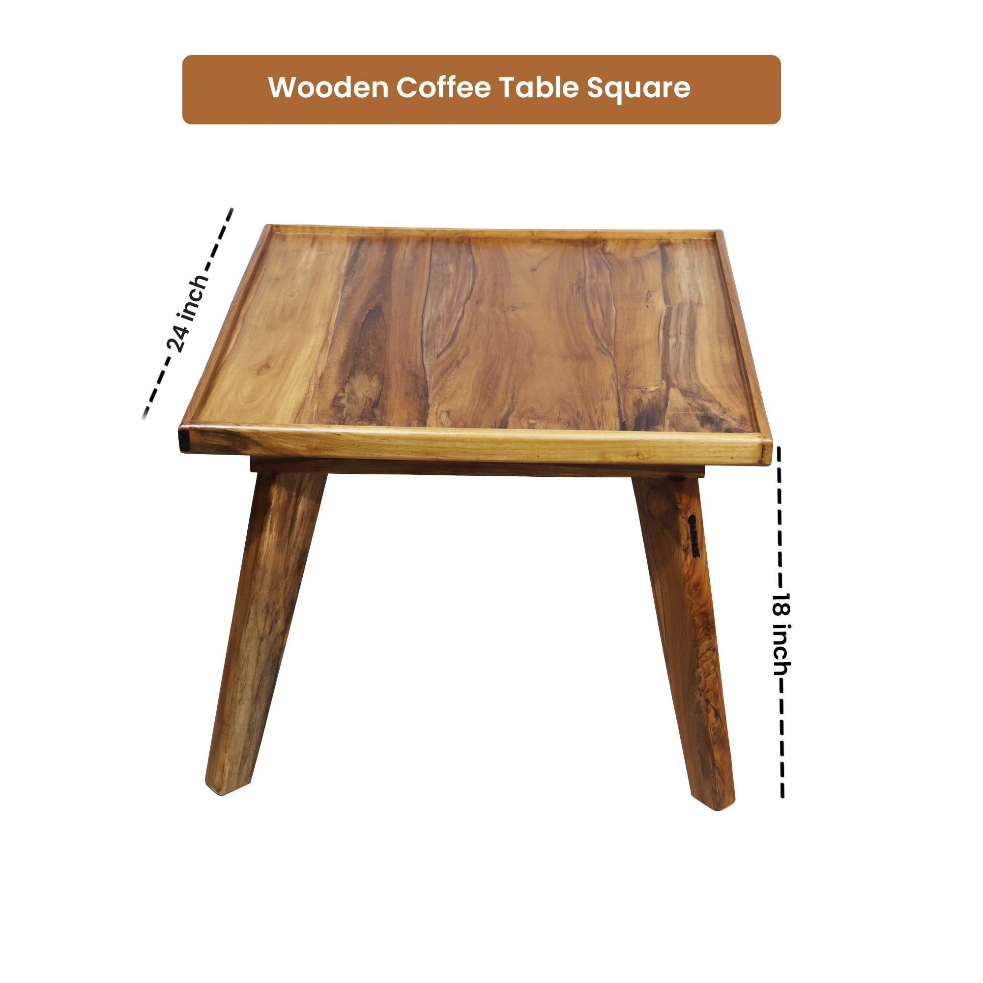 Wooden Coffee Table - Square