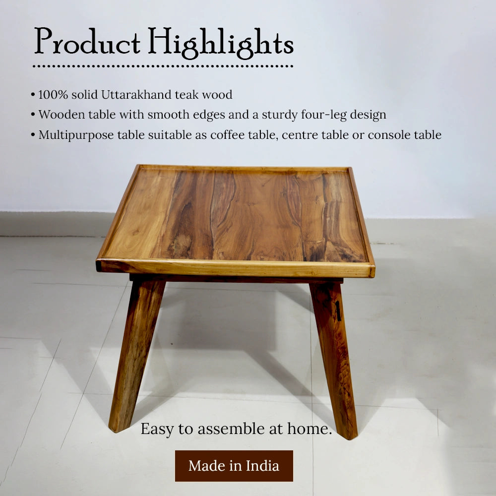 Wooden Coffee Table - Square