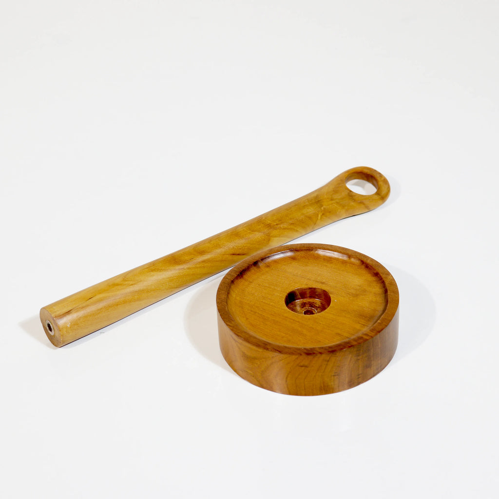 Wooden Paper Towel Holder Stand