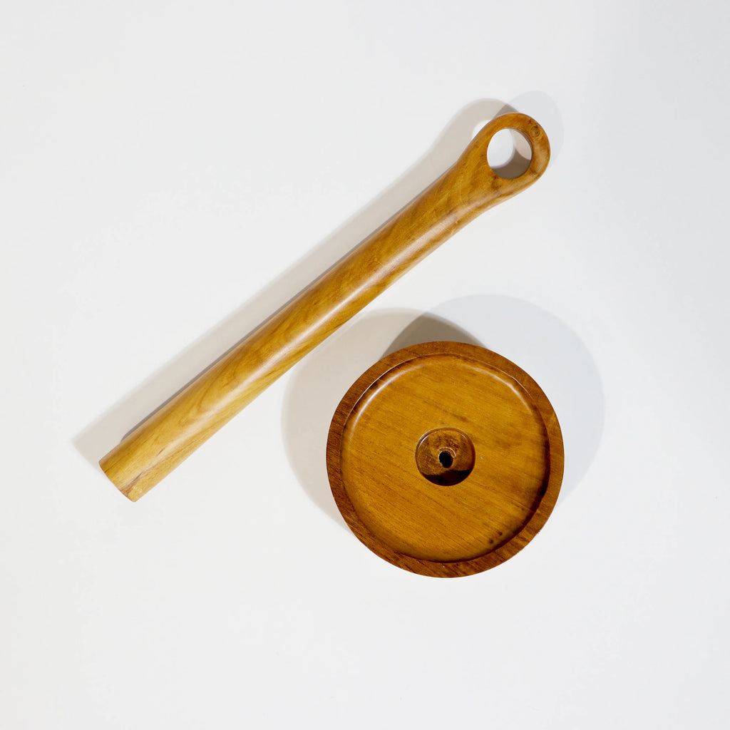 Wooden Paper Towel Holder Stand