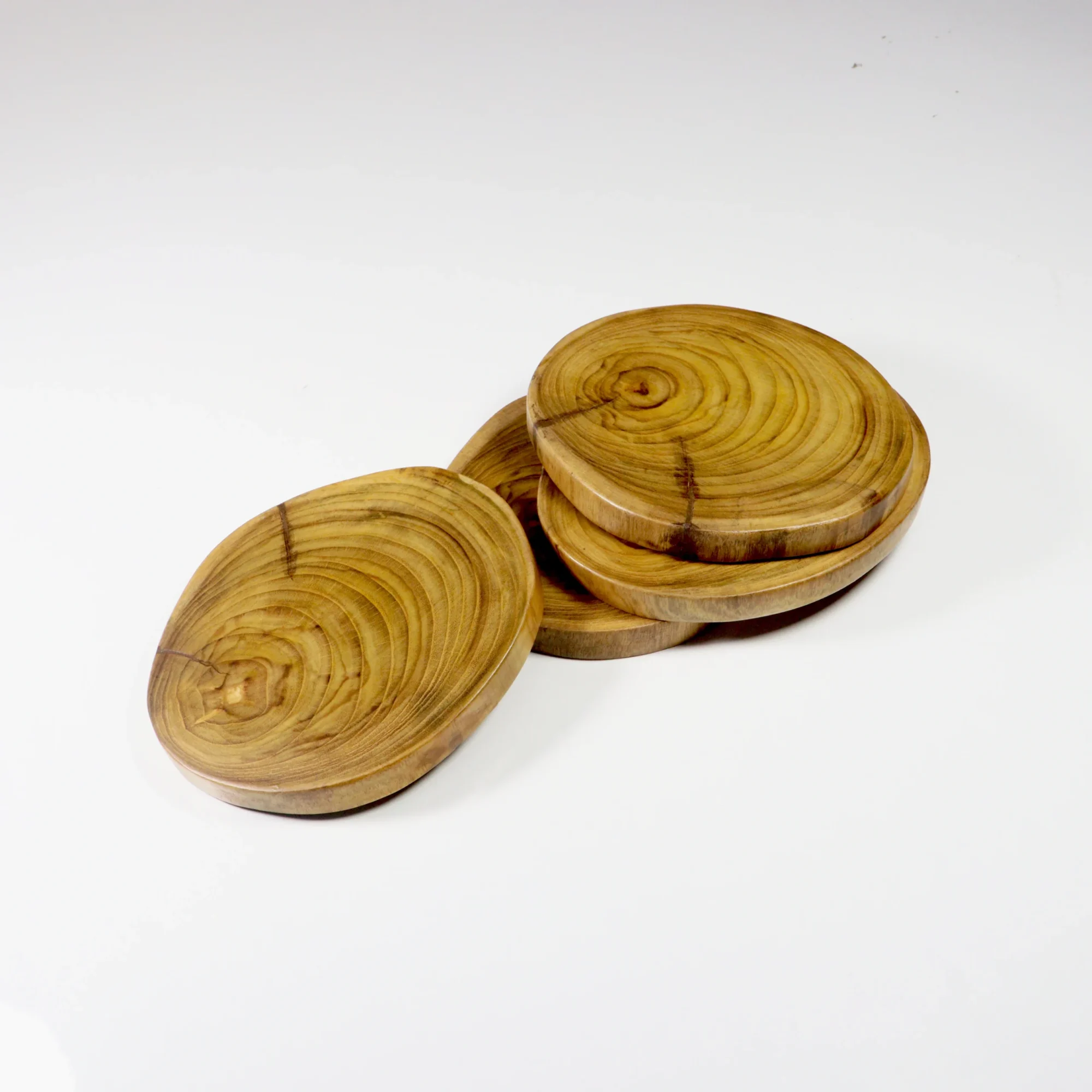 Natural Tea Coaster - Gallery Image