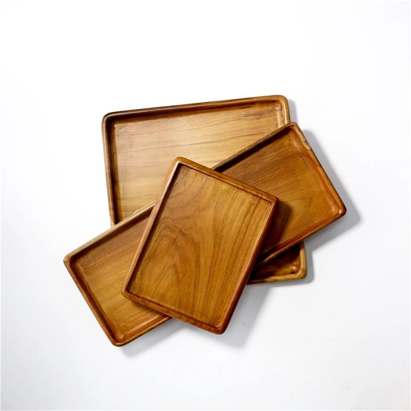 Teak Wood Tray - Gallery image
