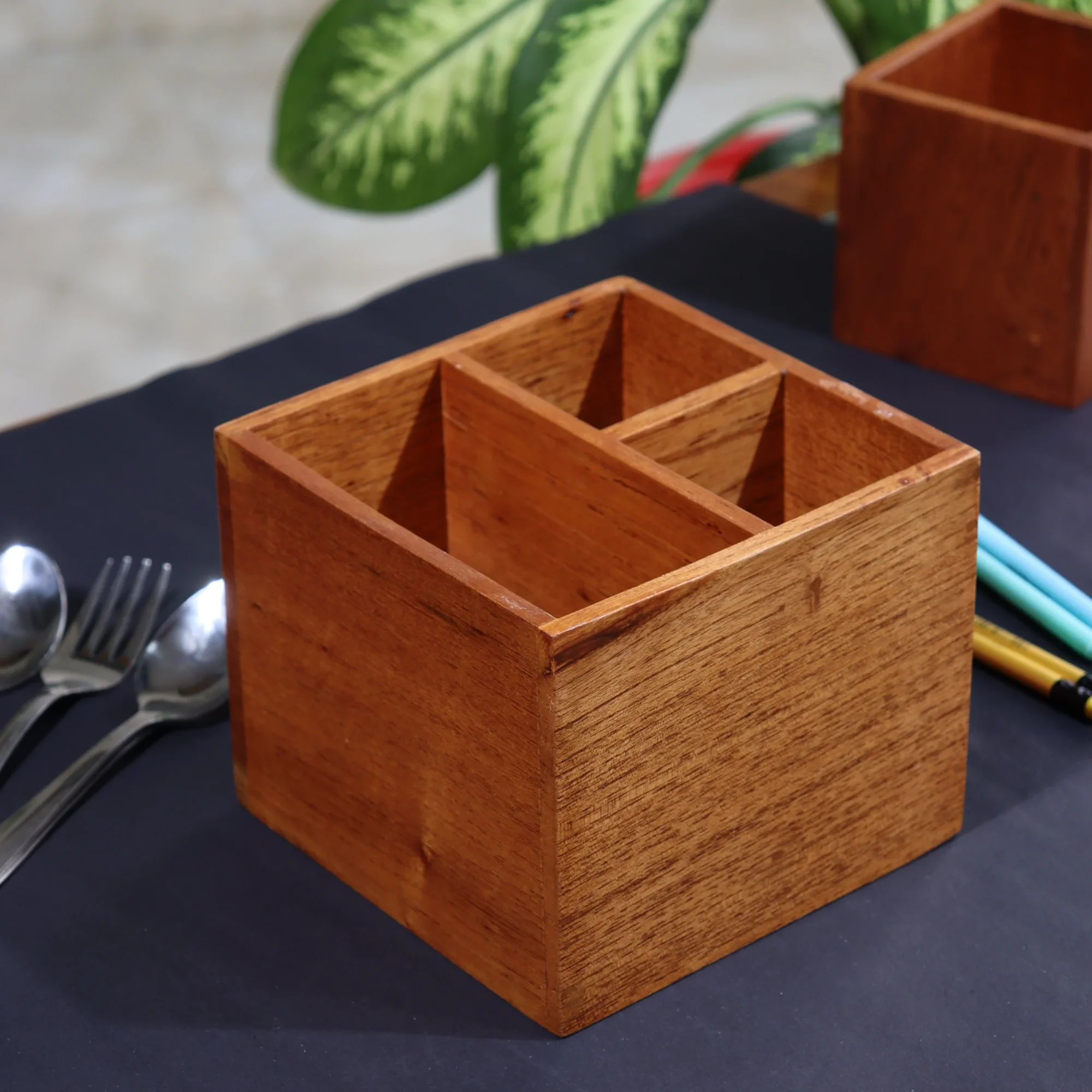 Mahogany Desk Organiser - image3